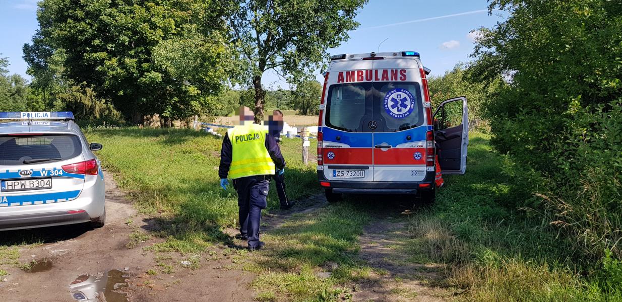 Makabryczne morderstwo w Dębczynie pod Białogardem! Znaleziono zmasakrowane ciało mężczyzny! 