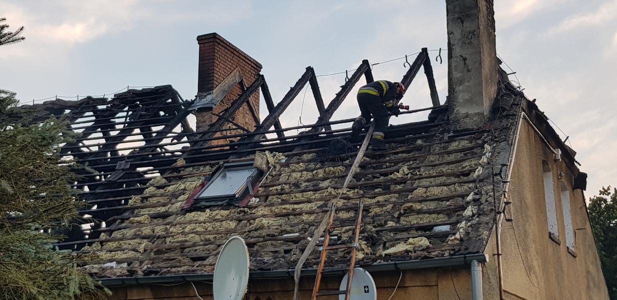 Nocny pożar domu w Białogardzie - ewakuowano  11 osób w tym 4 dzieci ! 