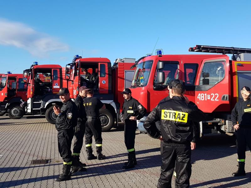 Powitanie strażaków Świnoujście i Białogard - duża porcja zdjęć!