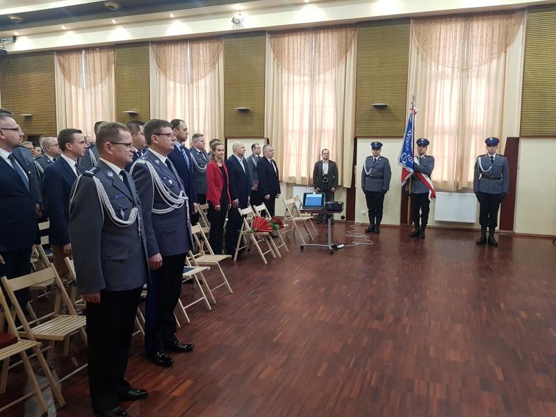 Odprawa Służbowa  i pożegnanie Komendanta Powiatowego Policji w Białogardzie - obszerna fotorelacja.