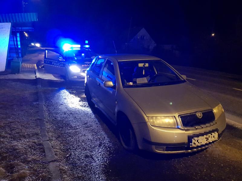 Pijany kierowca z sądowym zakazem na 10 lat zatrzymany przez białogardzką drogówkę! 
