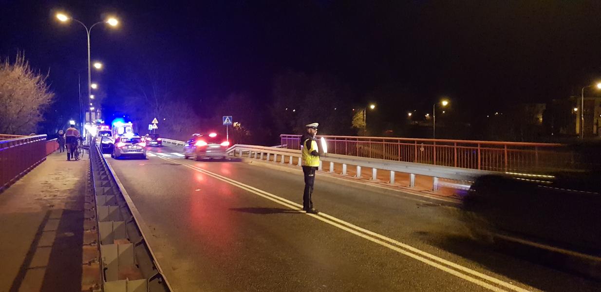 Potrącenie na przejściu dla pieszych w Białogardzie. 