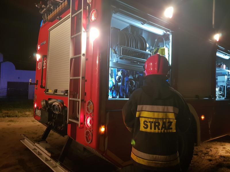 Pożar altanki w Białogardzie! 