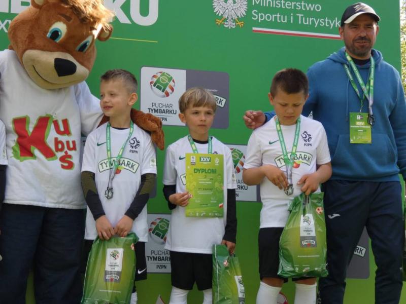 Srebrny medal SP1 Białogard w Pucharze Tymbarku.