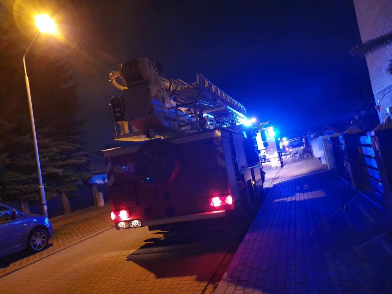 Pożar w kotłowni przydomowego warsztatu w Białogardzie. 