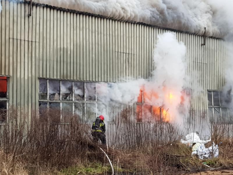 Ogromny pożar w Białogardzie! Przyczyną może być podpalenie. Foto Video!  
