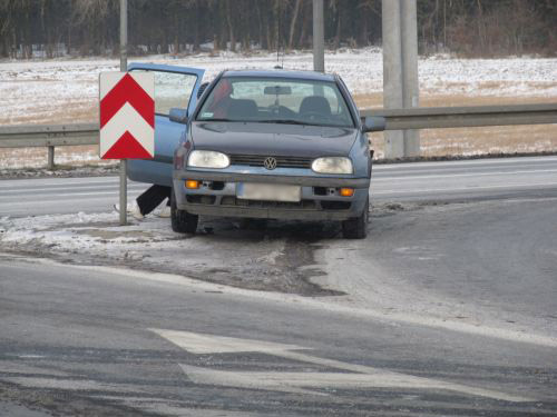 Wypadek na obwodnicy Karlina 