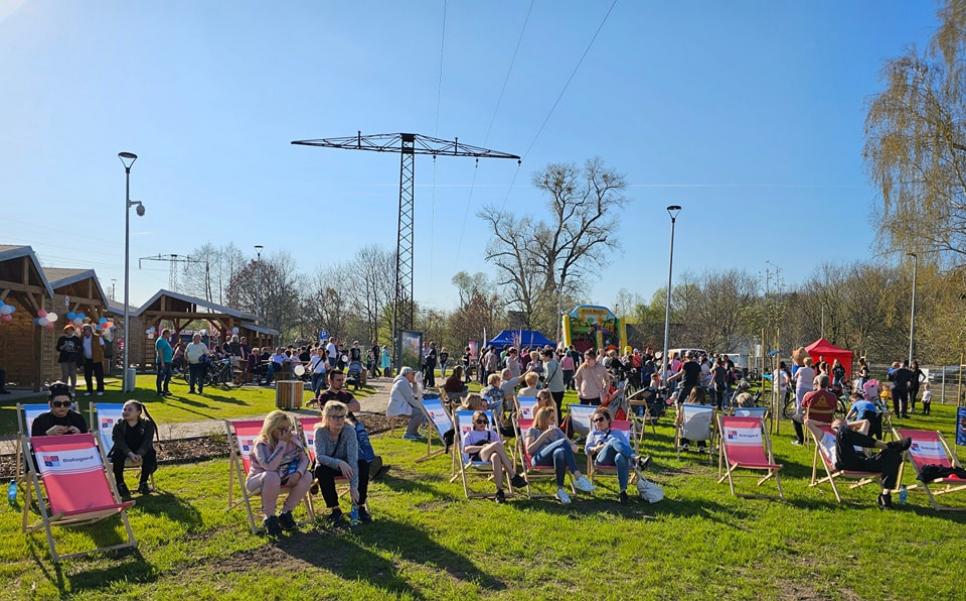 Oficjalne otwarcie przystani kajakowej w Białogardzie
