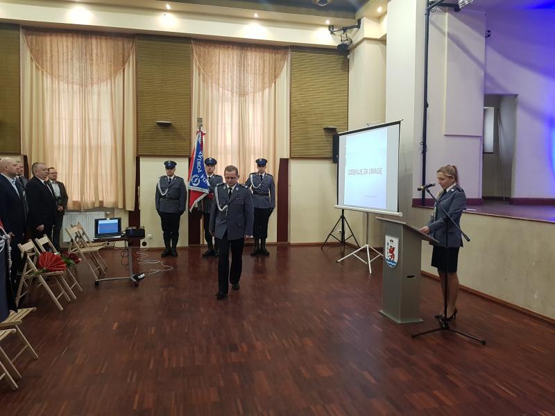 Odprawa Służbowa  i pożegnanie Komendanta Powiatowego Policji w Białogardzie - obszerna fotorelacja.