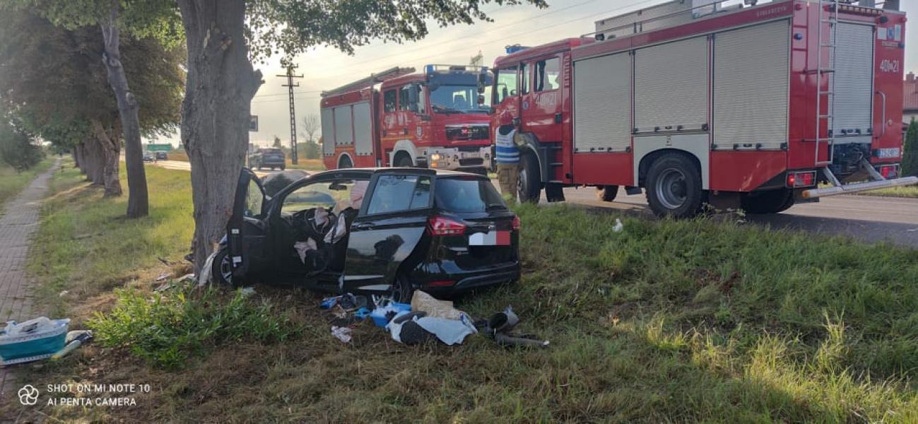 Wypadek w okolicy Białogardu [ZDJĘCIA]