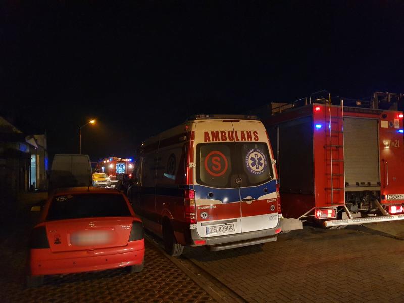 Pożar w kotłowni przydomowego warsztatu w Białogardzie. 