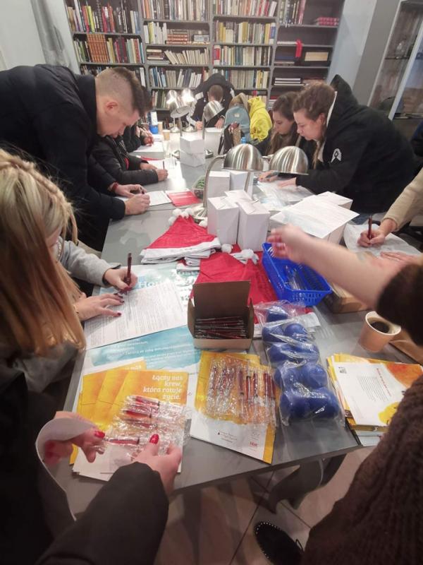 Krwiobus w Białogardzie.