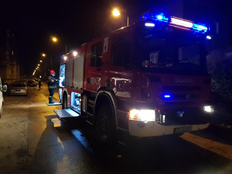 Pożar auta w Białogardzie - Spłonęło BMW 