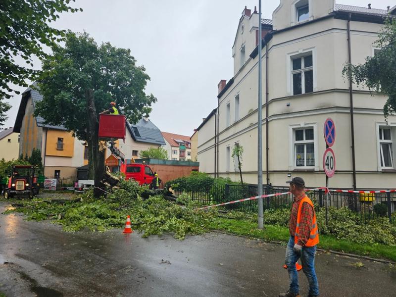 Nocna nawałnica w Białogardzie 