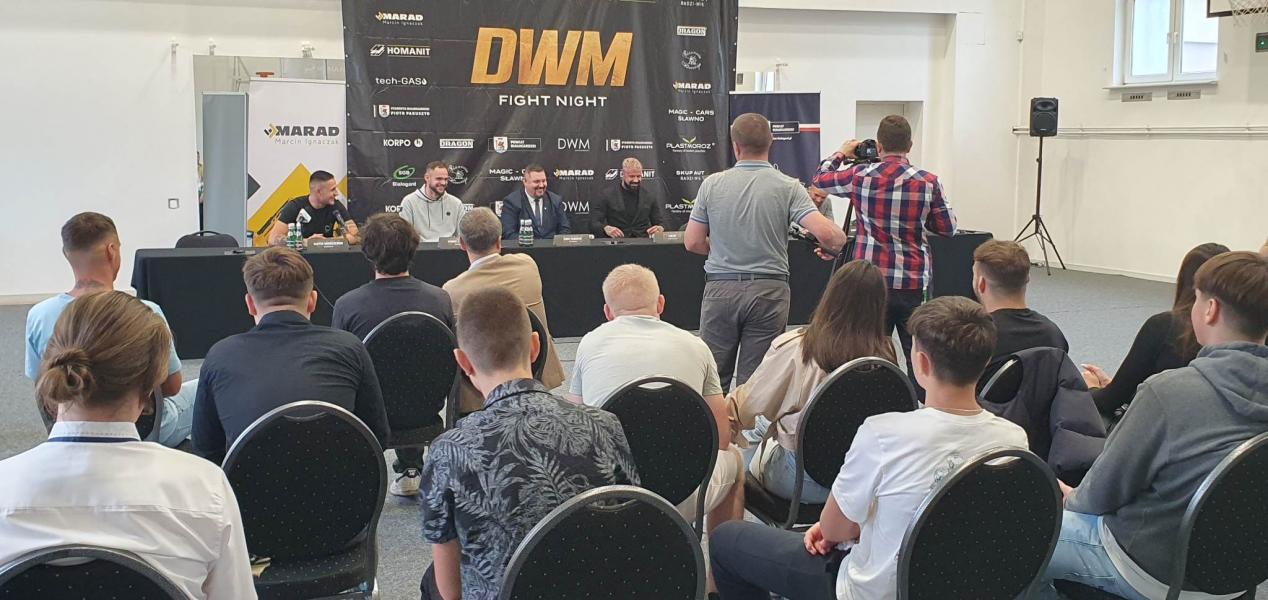 KONFERENCJA PRASOWA GALI DWM FIGHT NIGHT BIAŁOGARD