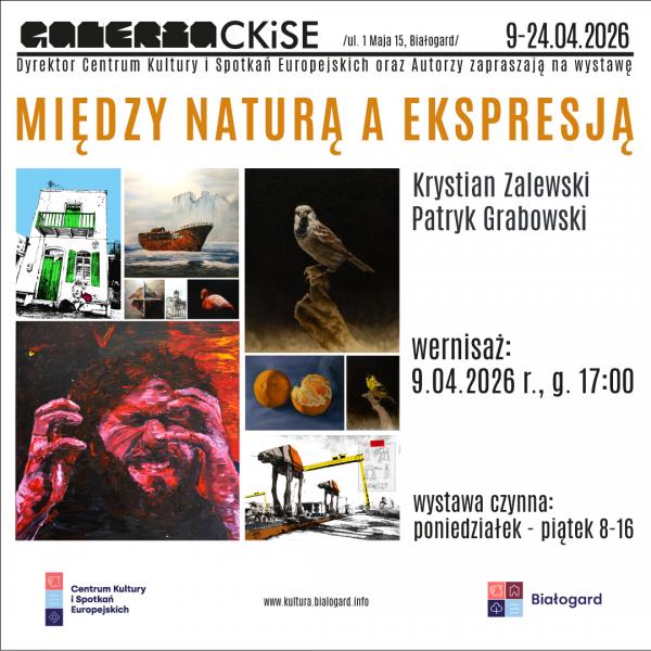 Między naturą a ekspresją – nowa wystawa w galerii CKiSE