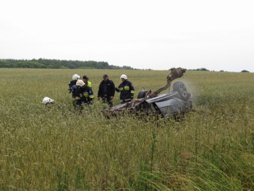 Wypadek koło Karlinka 