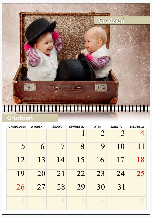Kończy się rok, czas na nowy kalendarz.