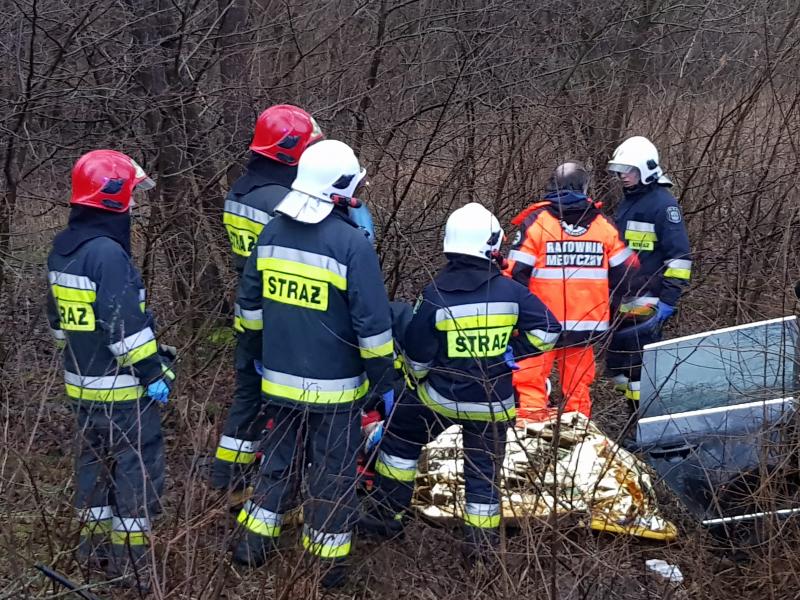 Wypadek drogowy pod Karlinem - 3 osoby ranne! 