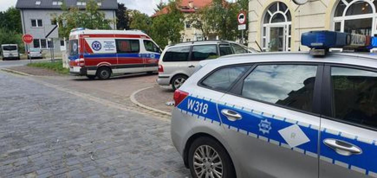 Potrącenie pieszego na ul. Reymonta.