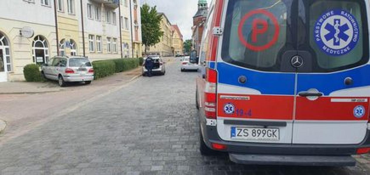 Potrącenie pieszego na ul. Reymonta.