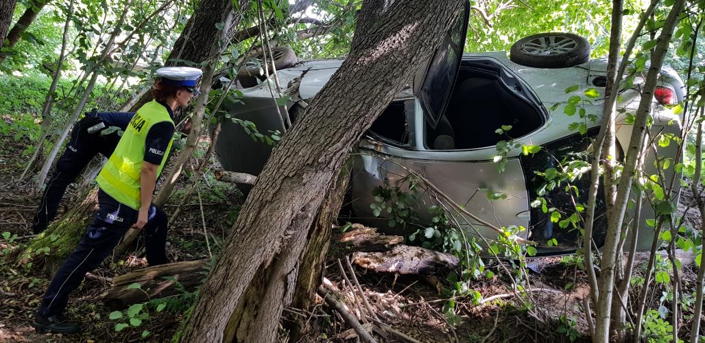 Poważny wypadek na drodze Białogard - Połczyn Zdrój 