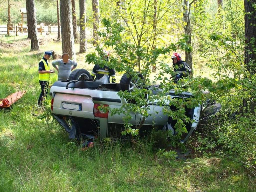 Wypadek koło Moczyłek