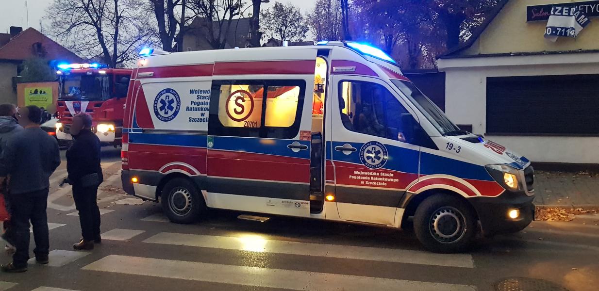 Wypadek drogowy w centrum Białogardu 