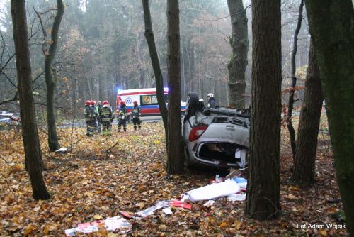 Wypadek na krajowej 6. 