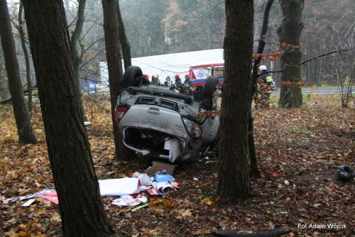 Wypadek na krajowej 6. 