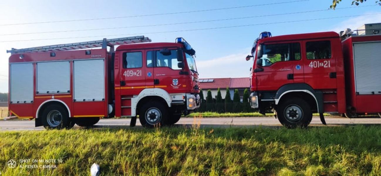 Wypadek w okolicy Białogardu [ZDJĘCIA]