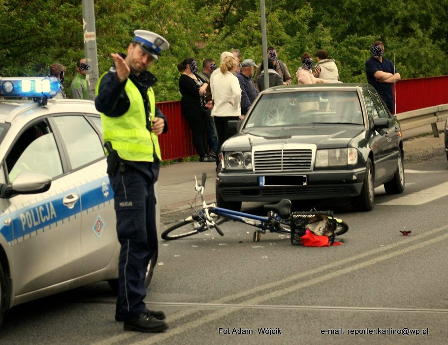 22-latek potrącił pieszego na pasach.