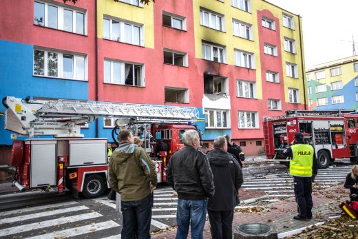 Wybuch gazu w Białogardzie 