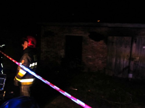 Śmierć w pożarze komórki. 