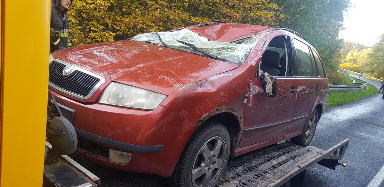 Dachowanie pod Tychówkiem - 40 latek ukarany mandatem karnym!