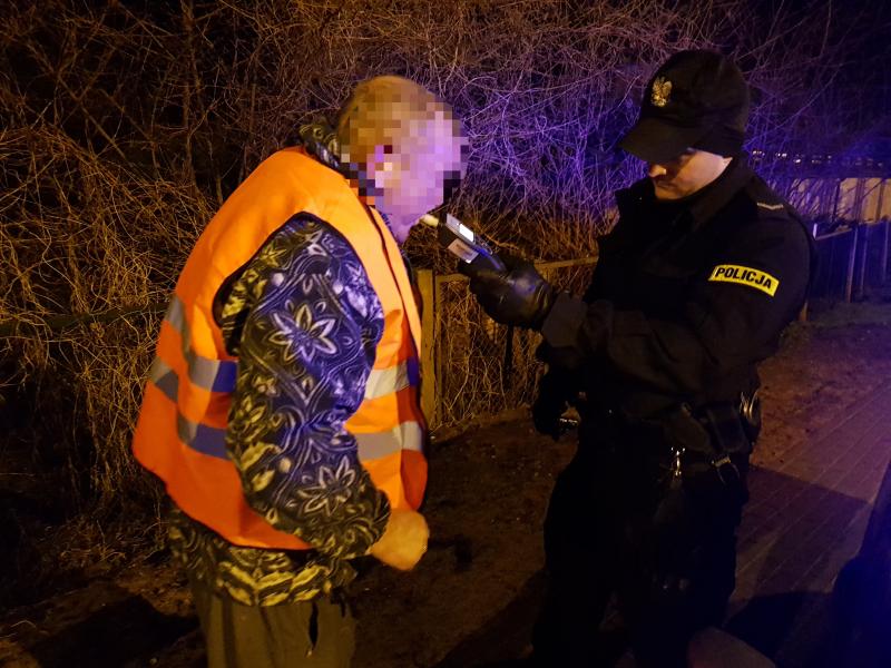 Rowerzysta wydmuchał ponad 2 promile! 