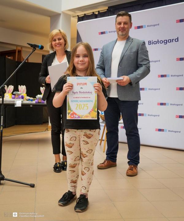 Uroczyste rozdanie nagród w konkursie na Ozdobę Wielkanocną.