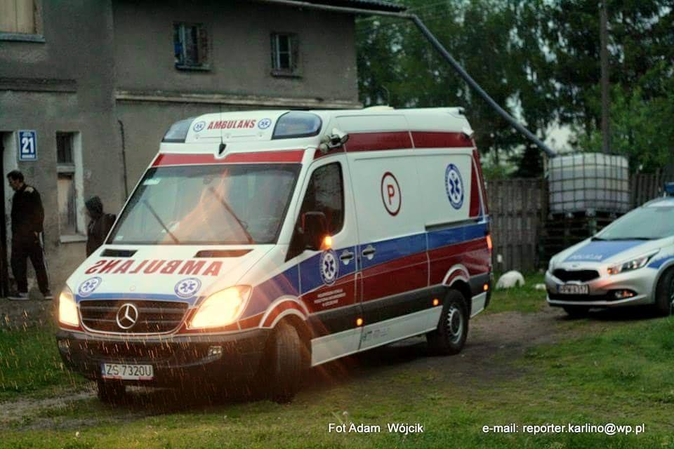 Uderzył kobietę w ciąży, oddała nożem