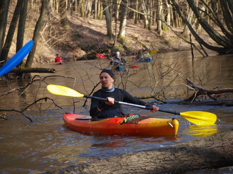 Aleksander Doba i Aleksander Lwow w kajaku pod Białogardem!