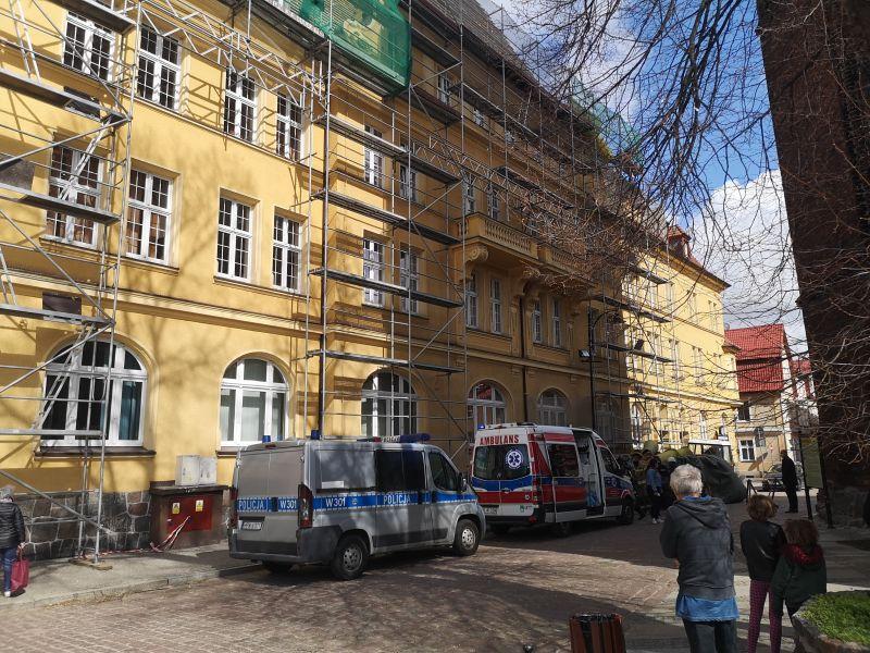 Tragiczny wypadek przy Starostwie Powiatowym