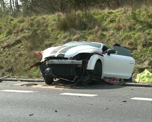 Tirówka przyczyną wypadku? - ZDJĘCIA