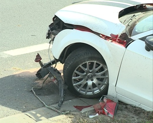 Tirówka przyczyną wypadku? - ZDJĘCIA