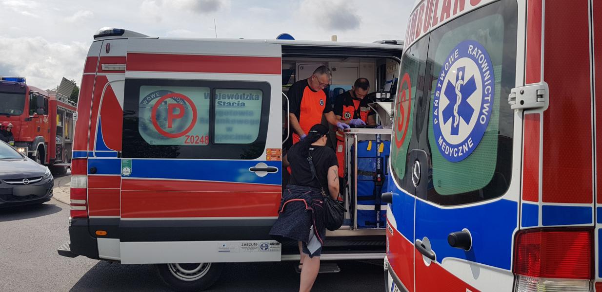 Wypadek na obwodnicy Karlina - zderzyły się dwa auta!