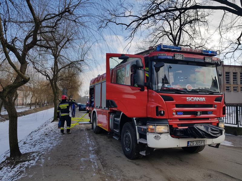 Pożar auta w Białogardzie! 
