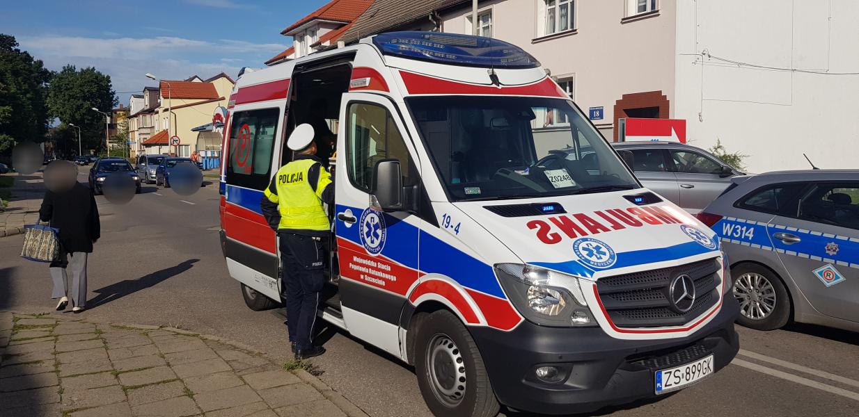 Potrącenie w Białogardzie - kierowca stracił uprawnienia. 