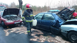 Zderzenie czterech samochodów koło Białogardu