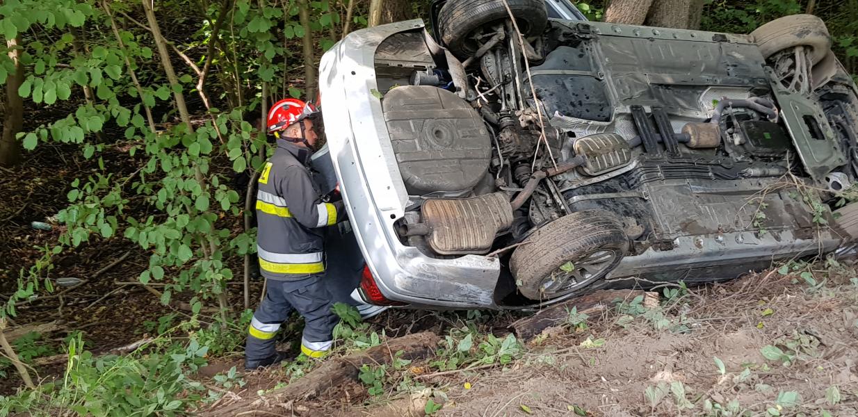 Poważny wypadek na drodze Białogard - Połczyn Zdrój 