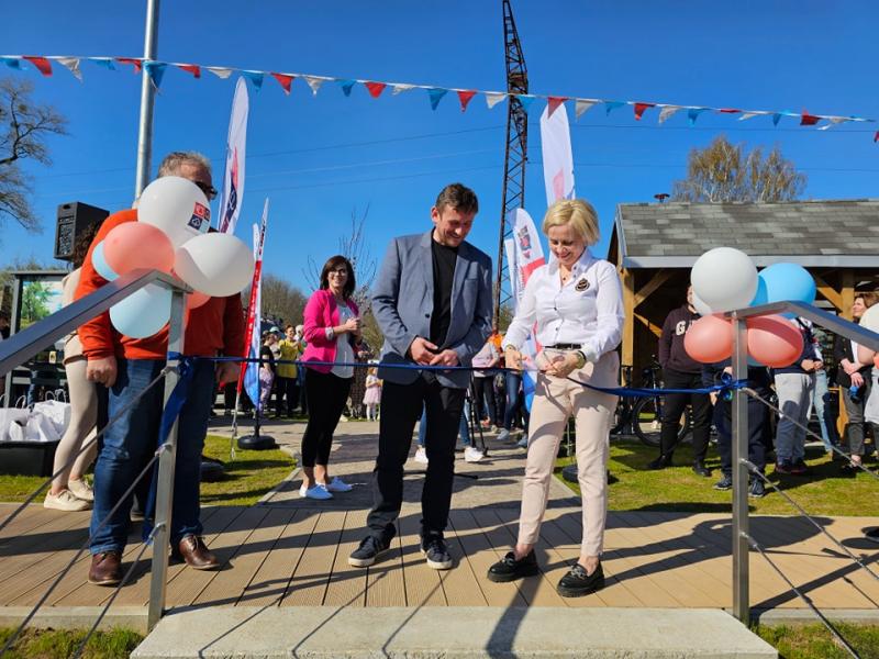 Oficjalne otwarcie przystani kajakowej w Białogardzie