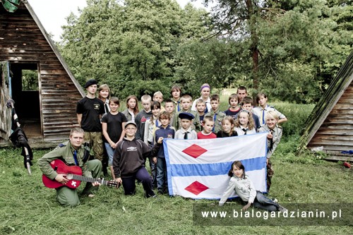 Biwak Harcerzy z Białogardu na Pojezierzu Drawskim