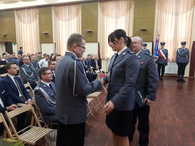 Odprawa Służbowa  i pożegnanie Komendanta Powiatowego Policji w Białogardzie - obszerna fotorelacja.